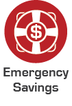emergency savings calculator icon