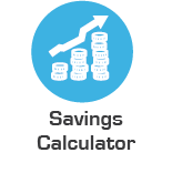 savings calculator icon